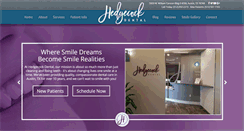 Desktop Screenshot of hedgecockdental.com